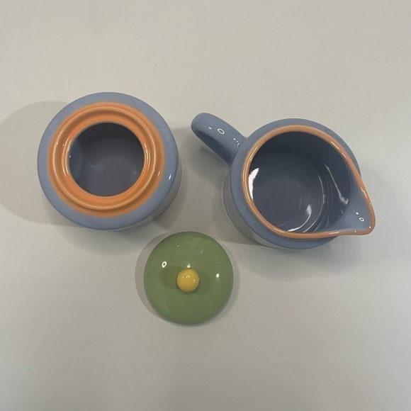 Corningware "Accessories" Stoneware Cream and Sugar Set - Picture 2 of 10